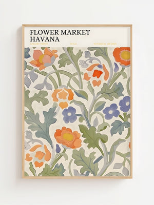 Floral Meadow Plakat - 21 x 29.7 cm (A4) - Nellastore