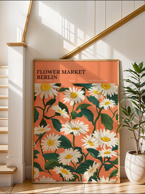 Flower Market Berlin Plakat - 21 x 29.7 cm (A4) - Nellastore