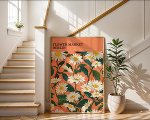 Flower Market Berlin Plakat - 21 x 29.7 cm (A4) - Nellastore