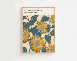 Flower Market Dortmund Plakat - 21 x 29.7 cm (A4) - Nellastore