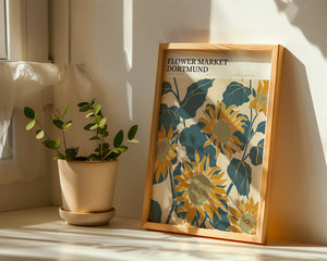 Flower Market Dortmund Plakat - 21 x 29.7 cm (A4) - Nellastore