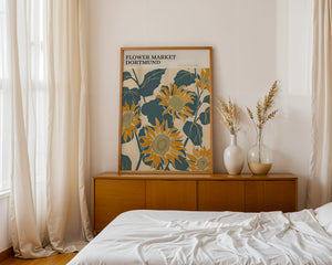 Flower Market Dortmund Plakat - 21 x 29.7 cm (A4) - Nellastore
