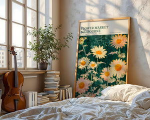 Flower Market Melbourne Plakat - 21 x 29.7 cm (A4) - Nellastore