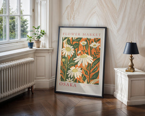 Flower Market Osaka Plakat - 21 x 29.7 cm (A4) - Nellastore