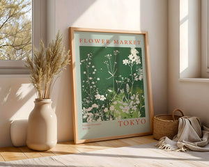 Flower Market Tokyo Plakat - 21 x 29.7 cm (A4) - Nellastore
