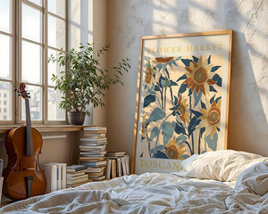 Flower Market Toscana Plakat - 21 x 29.7 cm (A4) - Nellastore