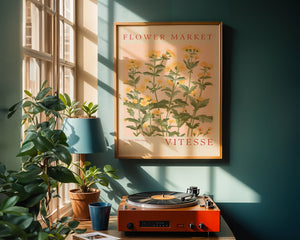 Flower Market Vitesse Plakat - 21 x 29.7 cm (A4) - Nellastore