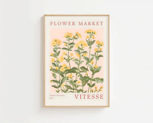 Flower Market Vitesse Plakat - 21 x 29.7 cm (A4) - Nellastore