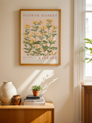 Flower Market Vitesse Plakat - 21 x 29.7 cm (A4) - Nellastore