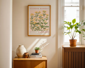Flower Market Vitesse Plakat - 21 x 29.7 cm (A4) - Nellastore