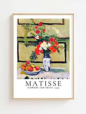 Flowers And Fruit Plakat - 21 x 29.7 cm (A4) - Nellastore