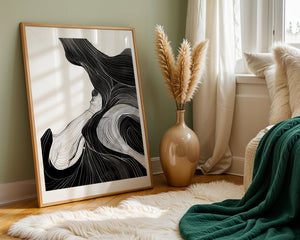 Fluid Shadows Plakat - 21 x 29.7 cm (A4) - Nellastore