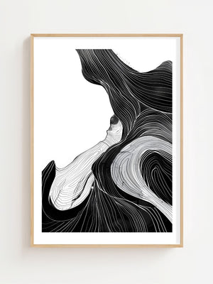 Fluid Shadows Plakat - 21 x 29.7 cm (A4) - Nellastore