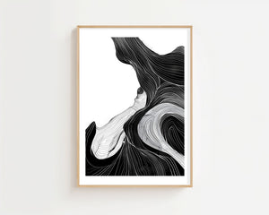 Fluid Shadows Plakat - 21 x 29.7 cm (A4) - Nellastore