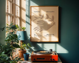 Flying Bird Cutout Plakat - 21 x 29.7 cm (A4) - Nellastore