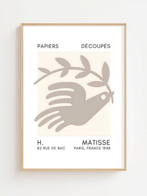 Flying Bird Cutout Plakat - 21 x 29.7 cm (A4) - Nellastore