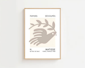Flying Bird Cutout Plakat - 21 x 29.7 cm (A4) - Nellastore