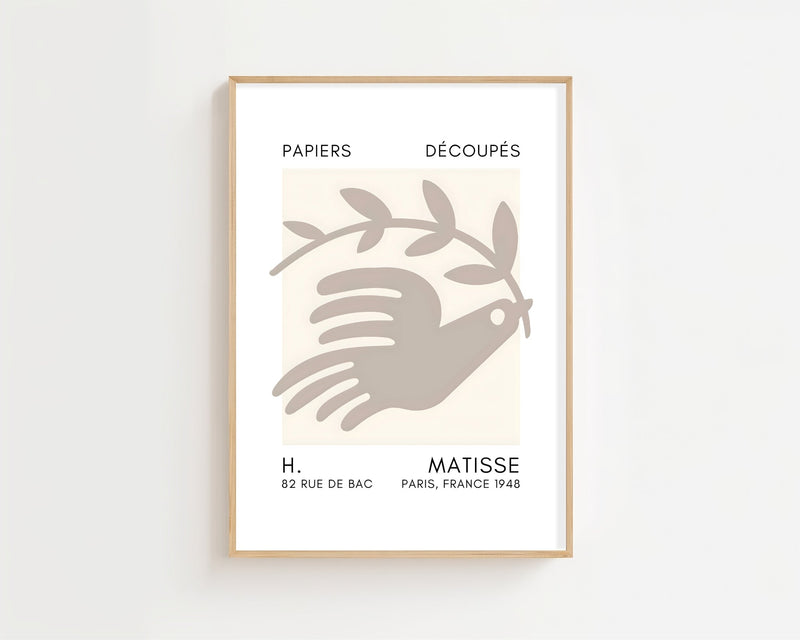 Flying Bird Cutout Plakat - 21 x 29.7 cm (A4) - Nellastore