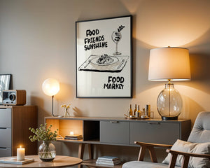 Food Friends Plakat - 21 x 29.7 cm - Nellastore
