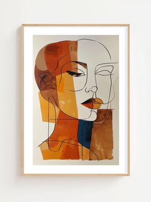 Fractured Portrait Plakat - 21 x 29.7 cm (A4) - Nellastore
