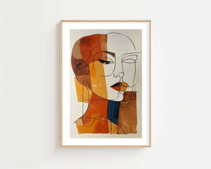 Fractured Portrait Plakat - 21 x 29.7 cm (A4) - Nellastore