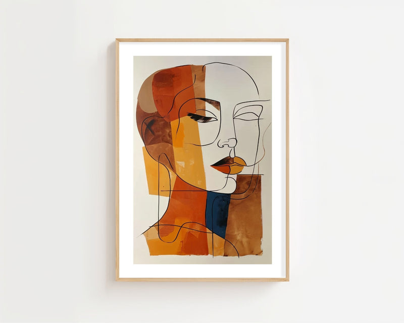 Fractured Portrait Plakat - 21 x 29.7 cm (A4) - Nellastore