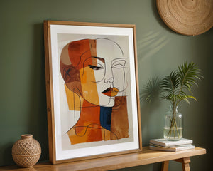 Fractured Portrait Plakat - 21 x 29.7 cm (A4) - Nellastore