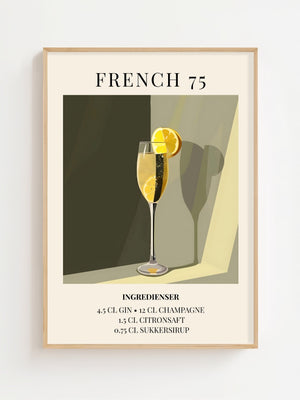 French 75 Plakat - 21 x 29.7 cm (A4) - Nellastore