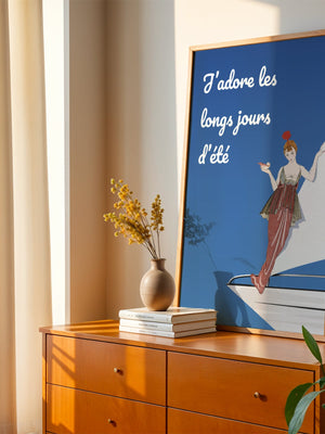French Harbor Charm Plakat - 21 x 29.7 cm (A4) - Nellastore