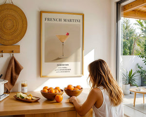 French Martini Plakat - 21 x 29.7 cm (A4) - Nellastore