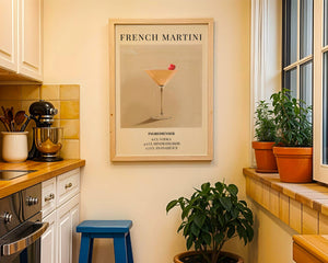 French Martini Plakat - 21 x 29.7 cm (A4) - Nellastore