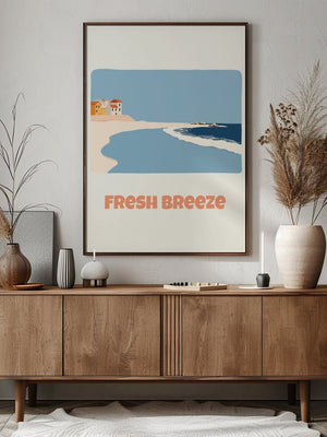 Fresh Breeze Coast Plakat - 21 x 29.7 cm (A4) - Nellastore