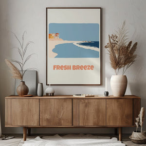 Fresh Breeze Coast Plakat - 21 x 29.7 cm (A4) - Nellastore