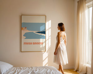 Fresh Breeze Coast Plakat - 21 x 29.7 cm (A4) - Nellastore