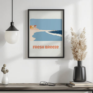 Fresh Breeze Coast Plakat - 21 x 29.7 cm (A4) - Nellastore