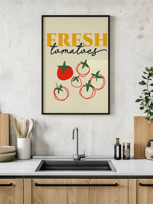Fresh Tomatoes Script Plakat - 21 x 29.7 cm - Nellastore