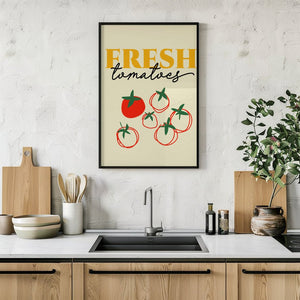 Fresh Tomatoes Script Plakat - 21 x 29.7 cm - Nellastore