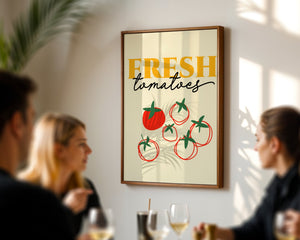 Fresh Tomatoes Script Plakat - 21 x 29.7 cm - Nellastore