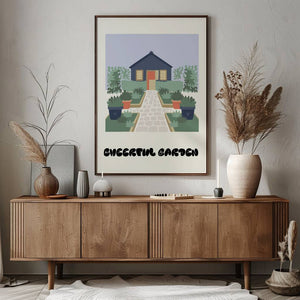 Garden House Plakat - 21 x 29.7 cm - Nellastore