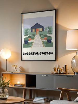 Garden House Plakat - 21 x 29.7 cm - Nellastore