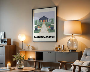 Garden House Plakat - 21 x 29.7 cm - Nellastore