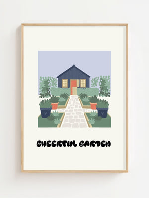 Garden House Plakat - 21 x 29.7 cm - Nellastore