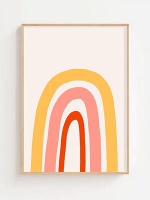 Gentle Arch Rainbow Plakat - 21 x 29.7 cm (A4) - Nellastore