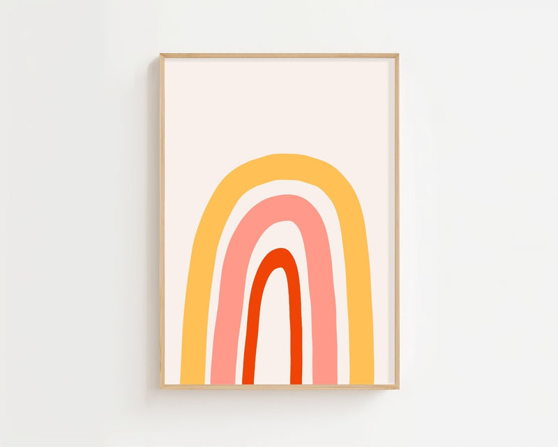 Gentle Arch Rainbow Plakat - 21 x 29.7 cm (A4) - Nellastore