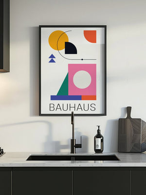 Geometric Mobile Plakat - 21 x 29.7 cm - Nellastore