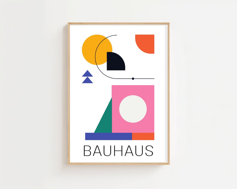 Geometric Mobile Plakat - 21 x 29.7 cm - Nellastore