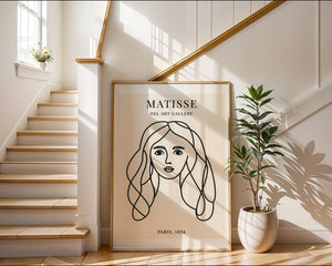 Girl With Long Hair Plakat - 21 x 29.7 cm (A4) - Nellastore