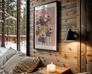 Girls With Hats Plakat - 21 x 29.7 cm (A4) - Nellastore