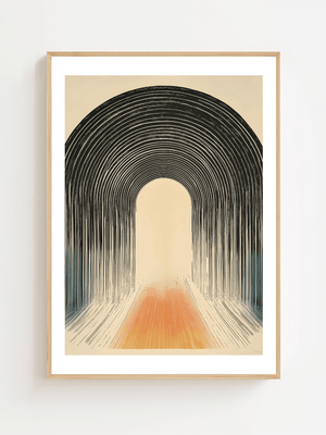 Glowing Threshold Plakat - 21 x 29.7 cm (A4) - Nellastore