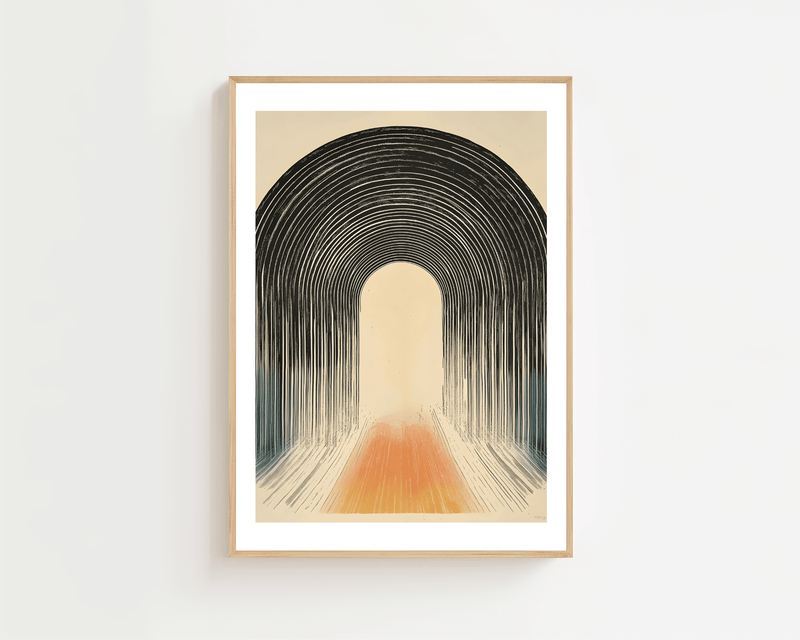 Glowing Threshold Plakat - 21 x 29.7 cm (A4) - Nellastore